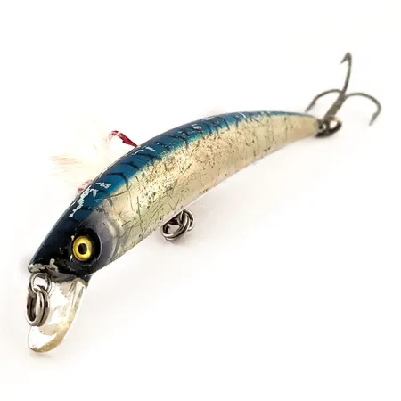 Yo-Zuri CRYSTAL MINNOW (F) 13, Argent/Bleu, 17g, Flottant, #11856