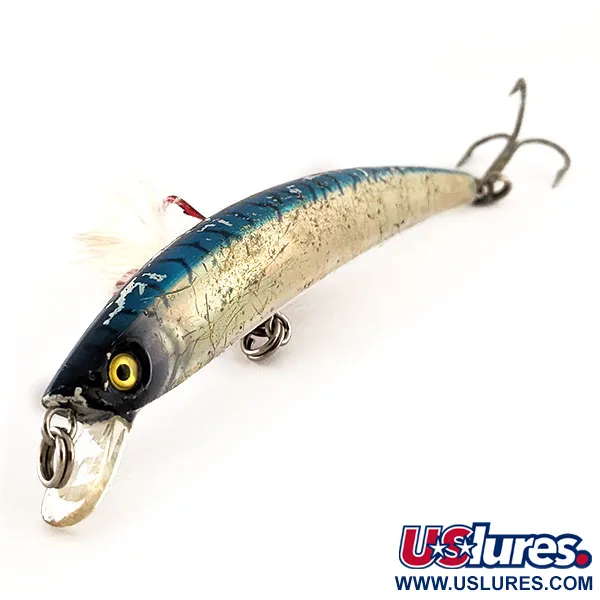 Yo-Zuri CRYSTAL MINNOW (F) 13, Argent/Bleu, 17g, Flottant, #11856