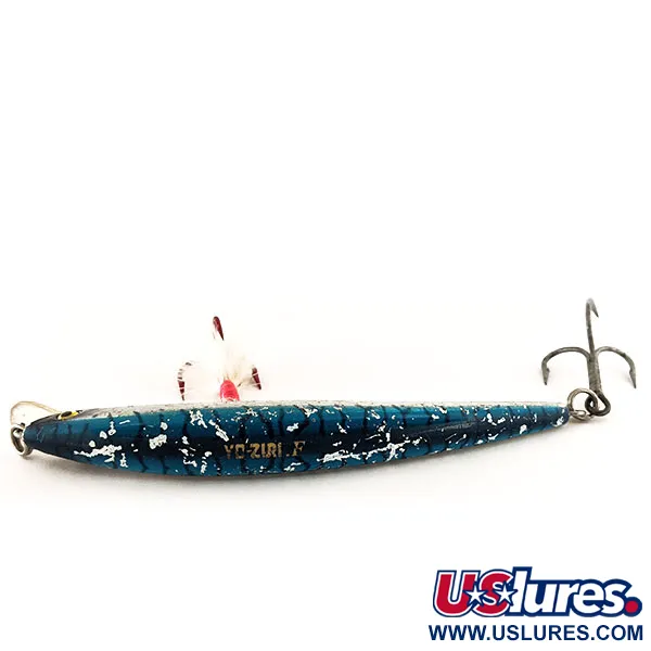 Yo-Zuri CRYSTAL MINNOW (F) 13, Argent/Bleu, 17g, Flottant, #11856