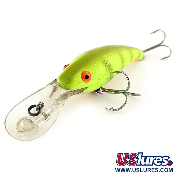 Cotton Cordell Wally Diver Magnum UV Leurre, Chartreuse, 21g, #11872