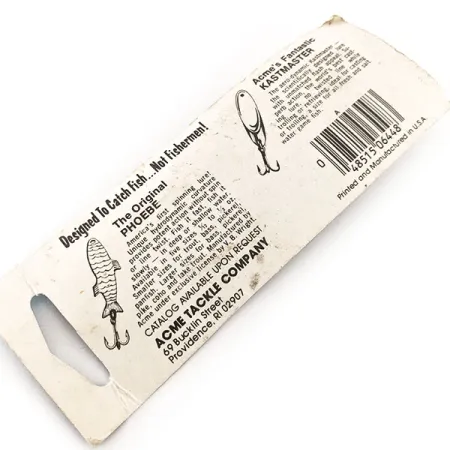 Acme Fiord Spoon Cuillère, Nickel/Bleu, 11g, Emballage Vintage, #11879