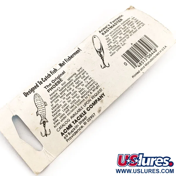 Acme Fiord Spoon Cuillère, Nickel/Bleu, 11g, Emballage Vintage, #11879