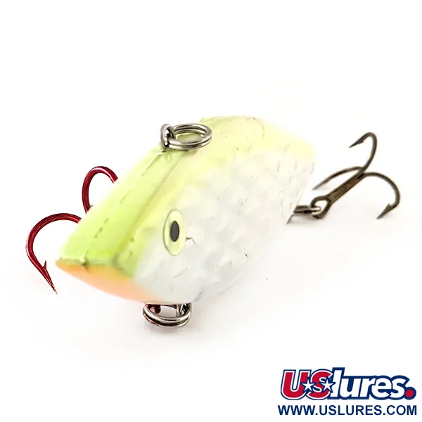 Strike King Diamond Shad UV Lipless Crankbait, Blanc, 14g, UV, #11888