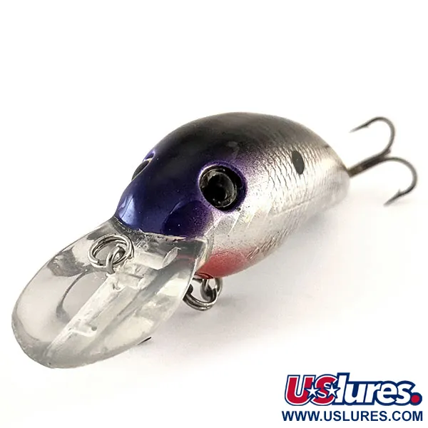 Renegade Crank Poisson nageur, Argent/Violet, 9g, Bavette XL, #11890