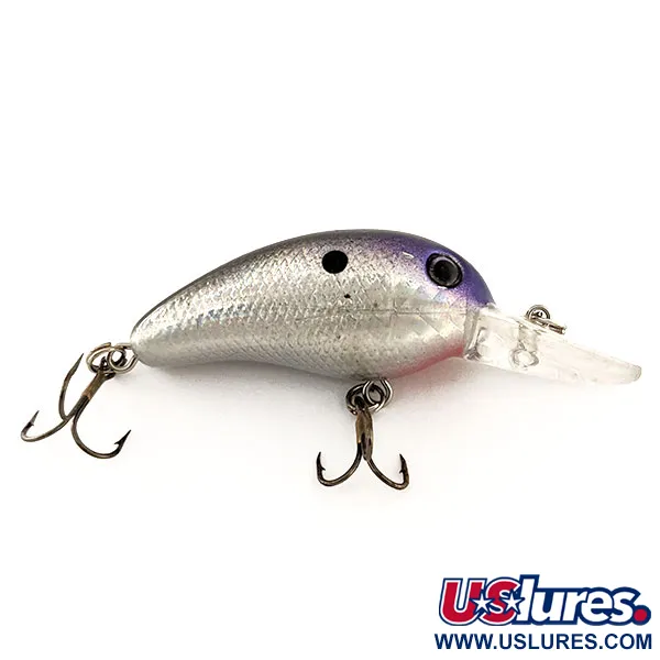 Renegade Crank Poisson nageur, Argent/Violet, 9g, Bavette XL, #11890