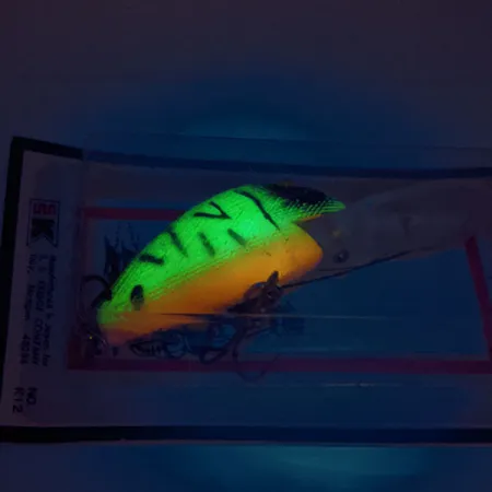 Kmart Kresge #K12 Deep-Diver, Fire Tiger, 14g, Phosphorescent, #11892
