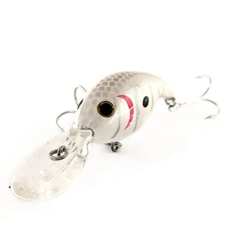 Bass Pro Shops XPS Lazer Eye Deep Diver, White Pearl, 12g, 3D, #11899