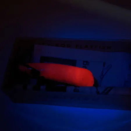 Flatfish F6 Helin Tackle UV Leurre, Rouge Fluorescent, 3g, #11910