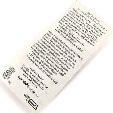 Rebel Crawfish Crankbait, Olive-marron, 2.5g, Flottant, #11934