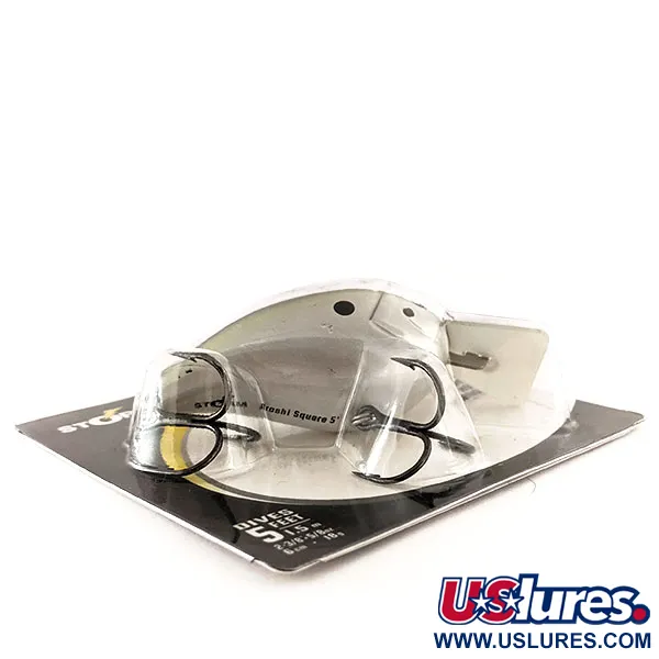 Storm Arashi Silent Square 5 Crankbait, Bleu/Argent, 18g, Silent, #11951