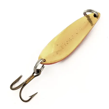 Acme Fiord Spoon Jr Cuillère, Rouge / Blanc / Or, 3,4g, Vintage, #11975