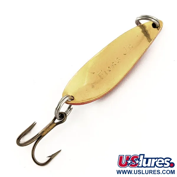 Acme Fiord Spoon Jr Cuillère, Rouge / Blanc / Or, 3,4g, Vintage, #11975