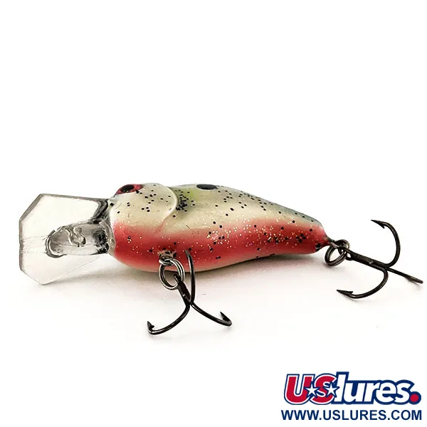 Norman Thin N Crankbait, Olive-Bleu, 12g, Billes internes, #11986