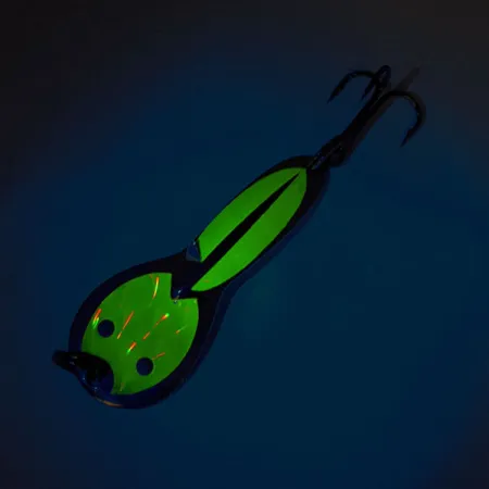 Acme Dazzler #2 UV Cuillère, Nickel / Or, 7g, effet UV, #12000