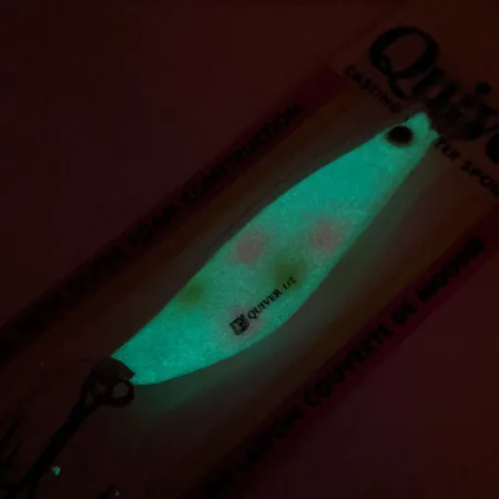 Luhr Jensen Quiver Cuillère, Pearls/Glow, 14g, Foam-Core, #12050