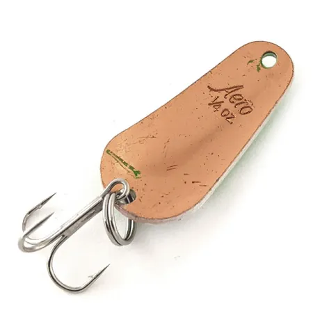 Aeroplane Spinner Aero UV Cuillère, Vert/Blanc/Cuivre, 7g, UV, #12054