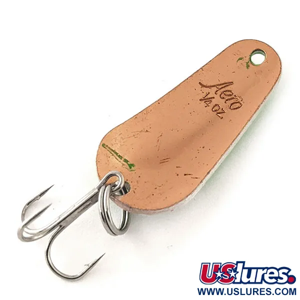 Aeroplane Spinner Aero UV Cuillère, Vert/Blanc/Cuivre, 7g, UV, #12054