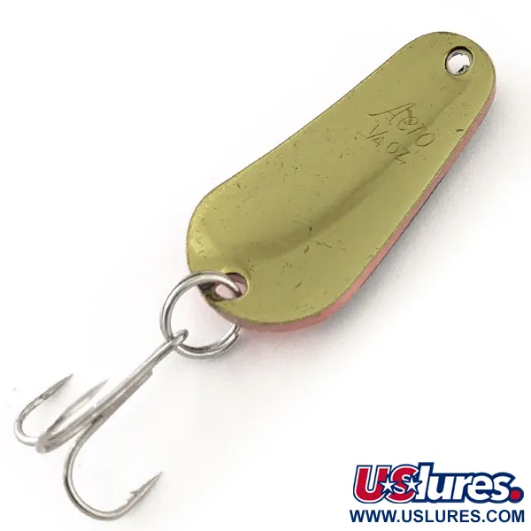 Aeroplane Spinner Aero UV Cuillère, Noir/Rouge/Or, 7g, UV, #12055