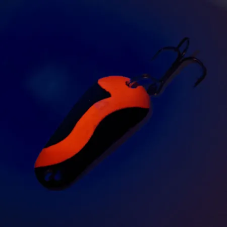 Aeroplane Spinner Aero UV Cuillère, Noir/Rouge/Or, 7g, UV, #12055