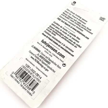 Luhr Jensen Needlefish 2 Cuillère traîne, Metallic Perch, 3g, #12058