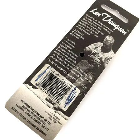 Len Thompson Original #00 Cuillère, Rouge / Blanc, 14g, Action, #12062