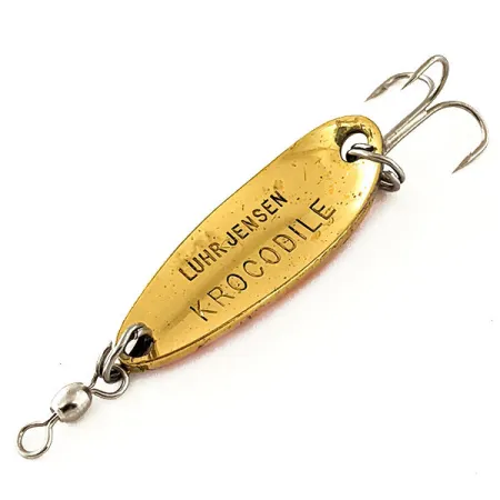 Luhr Jensen Krocodile UV Cuillère, Gold/Orange, 9g, UV-Glow, #12076