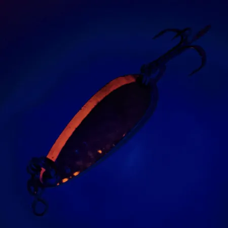 Luhr Jensen Krocodile UV Cuillère, Gold/Orange, 9g, UV-Glow, #12076