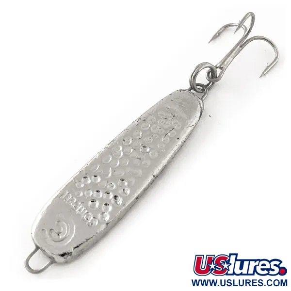 Cotton Cordell CC Spoon Jig Lure, Argent, 11g, Martelée, #12092