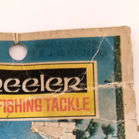 Wheeler Spoon Cuillère, Rouge / Blanc, 5g, Neuf en blister, #12101