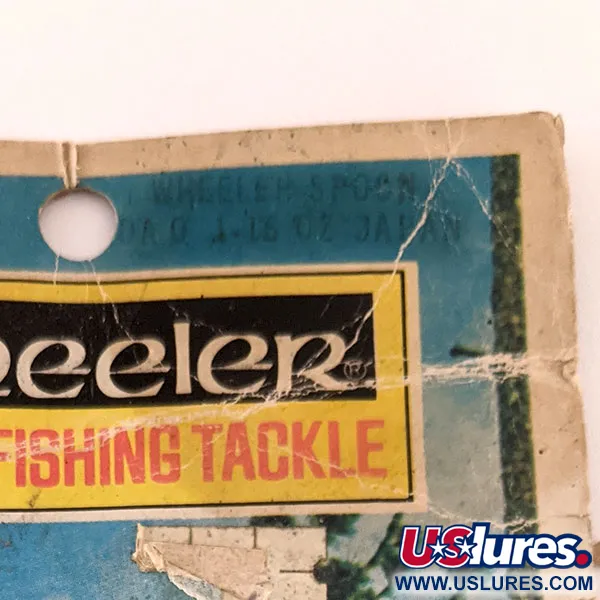 Wheeler Spoon Cuillère, Rouge / Blanc, 5g, Neuf en blister, #12101