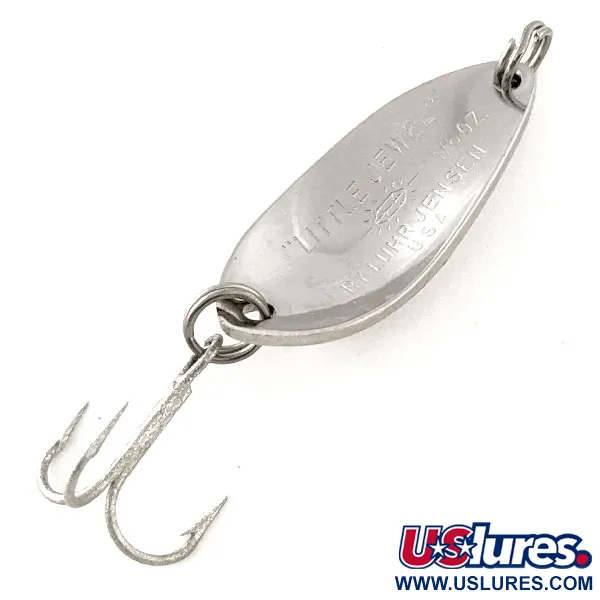 Luhr Jensen Little Jewel Cuillère, Argent/Prisme, 5g, Vintage, #12106