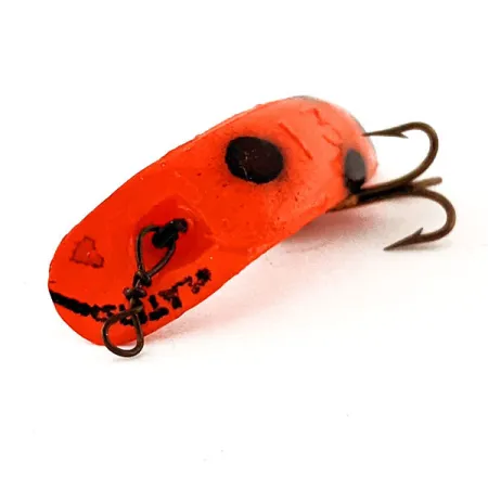 Yakima Bait FlatFish F3 Leurre, Rouge/Noir, 0.9g, Flottant, #12110