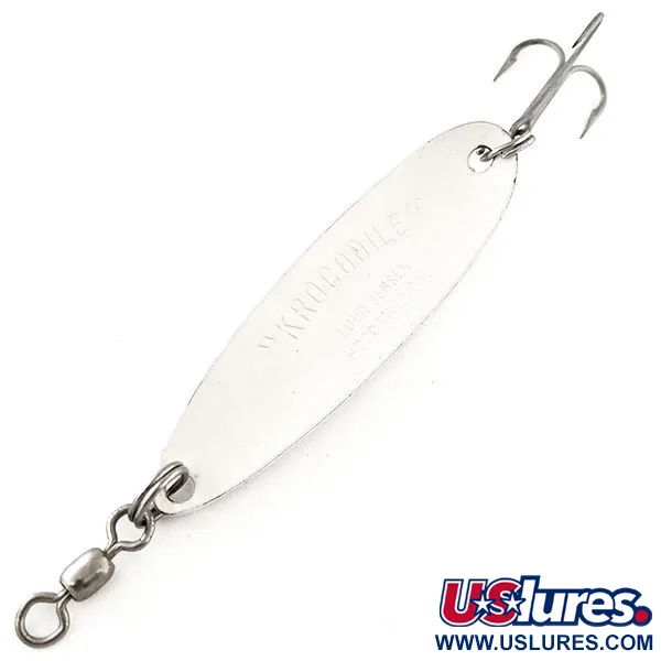 Luhr Jensen Krocodile Die #5 Cuillère, White Pearl, 25g, #12113