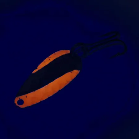 Nebco FlashBait 466 UV Cuiller, Nickel martelé / Rouge, 1g, UV, #12115