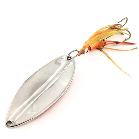 Cuillère TODDCO Main liner Squid, Nickel / Orange, 21g, Jupe, #12117
