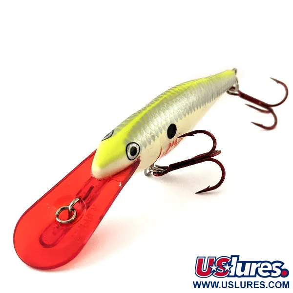 Rapala Shad Rap Deep Runner 07 Leurre, BSCD, 8g, Bavette Rouge, #12158