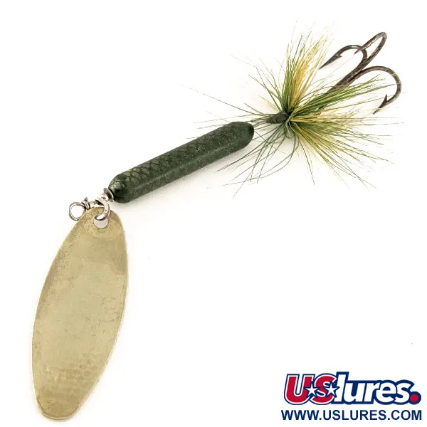 Worden’s Original Rooster Tail 6 Cuiller, Laiton, 15g, Triple plume, #12159