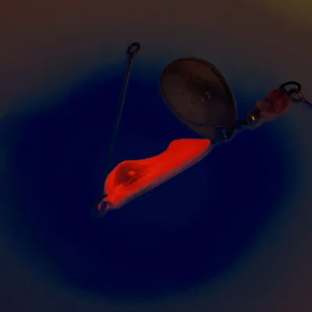 Erie Dearie Walleye Killer - UV Spinner, Rouge / Nickel, 14g, UV, #12160