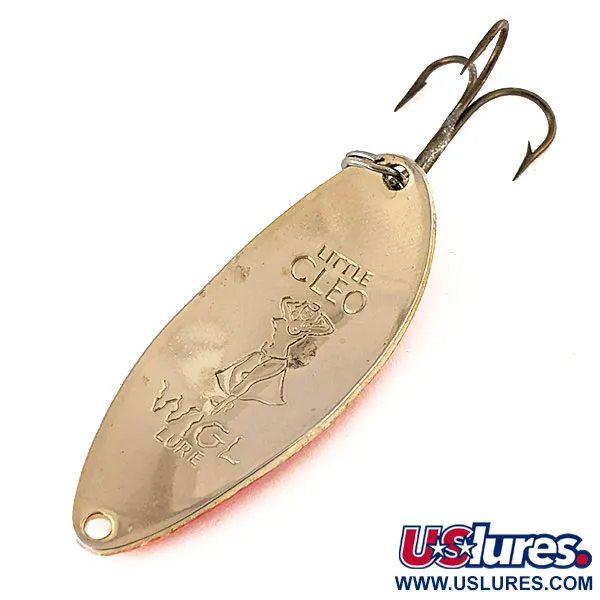 Little Cleo (Hula Girl) Cuillère, Or / Orange, 14g, Logo Danseuse, #12166