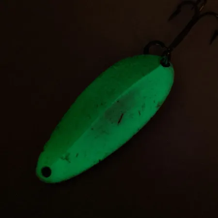 Seneca Little Cleo Glow Cuiller, Vert/Blanc/Nickel, 10g, #12190