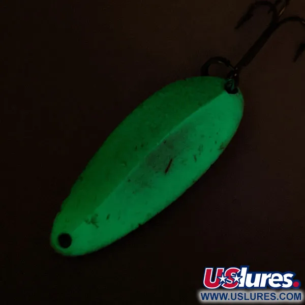 Seneca Little Cleo Glow Cuiller, Vert/Blanc/Nickel, 10g, #12190