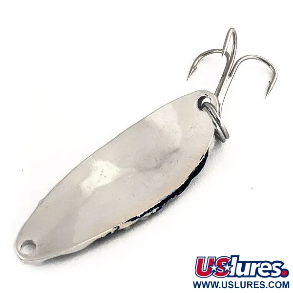 Acme Little Cleo Cuillère, Bleu/Argent, 7g, Motif Alvéolé, #12193