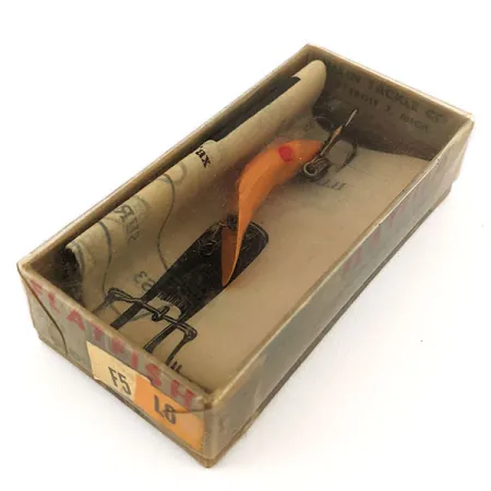 Helin Flatfish F5 Poisson Nageur, LO Orange, 2g, Neuf, #12205