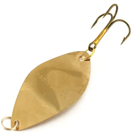 Seneca Badger Spoon 3 Cuillère, Or, 7g, Hameçon Triple Bronzé, #12231