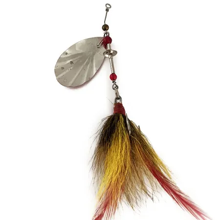 Eppinger Dardevle JT Buel Cuillère, Rouge-Blanc, 15g, Plumes, #12232