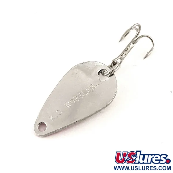 Acme K.O. Wobbler Cuillère, White Pearl / Rouge / Nickel, 3,5g, #12260