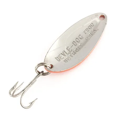 Eppinger Dardevle Devle Dog 7900 UV Ondulante, Rouge / Nickel, 7g, #12262