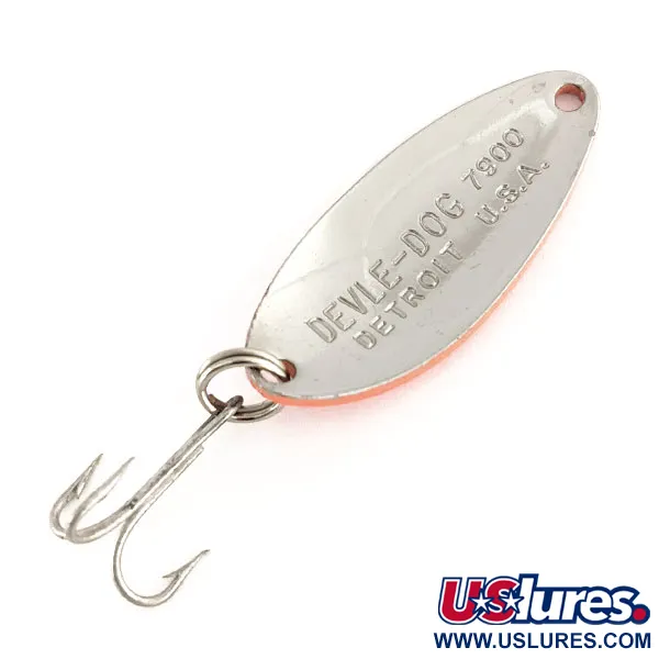 Eppinger Dardevle Devle Dog 7900 UV Ondulante, Rouge / Nickel, 7g, #12262