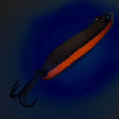 Luhr Jensen Krocodile Die #3 UV Cuillère, Laiton/Rouge, 10g, UV, #12325