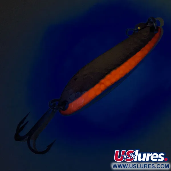 Luhr Jensen Krocodile Die #3 UV Cuillère, Laiton/Rouge, 10g, UV, #12325